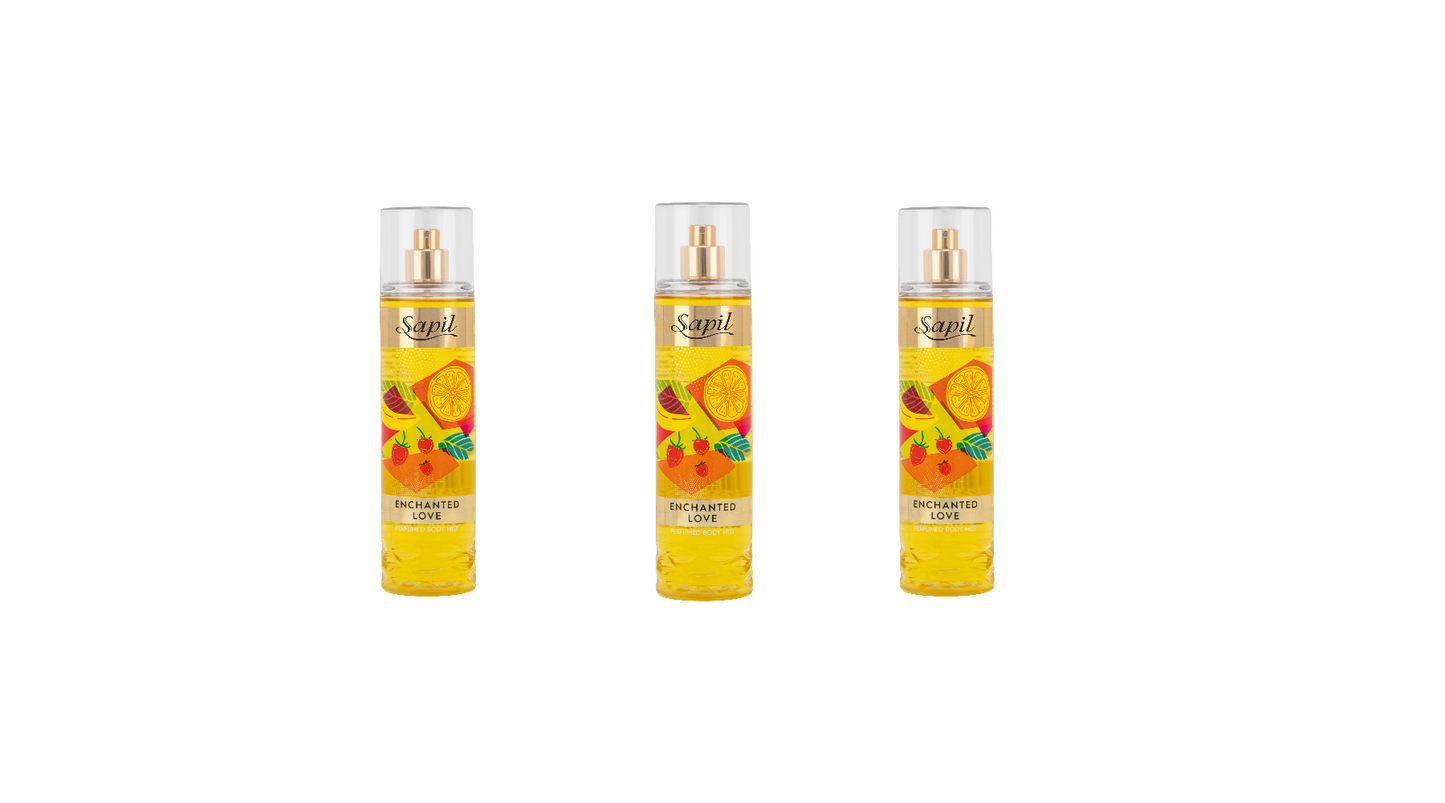 Sapil Enchanted Love Body Mist – 3 Pack (236ml Each)